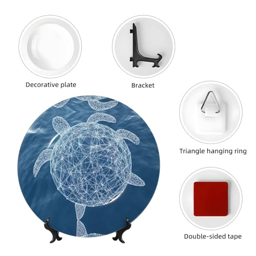 Platos decorativos de tortuga para solucionar espacios vacíos en escritorios 5
