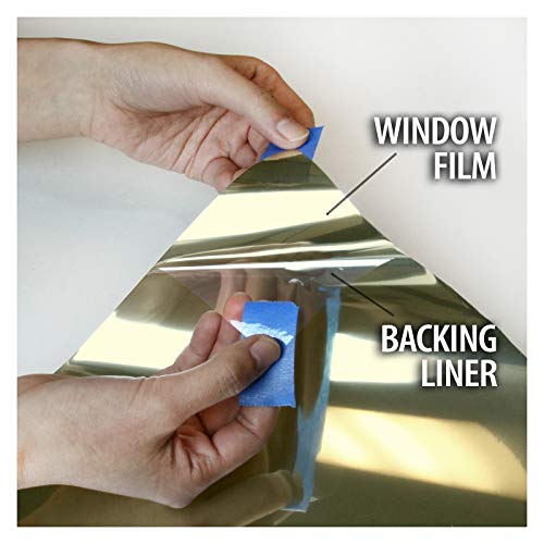 Película para ventana color oro con control solar miniatura 3