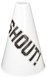 amscan White Megaphones, Party Accessory, 6 Ct.