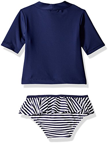 Image of KIKO & MAX Girls Swim Suit Set with Long Sleeve Rashguard Swim Shirt