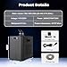 BeoyNot 100L/160L/300L Water Chiller Machine, Hydroponic Water Chiller, Compressor Refrigeration, with Quiet Water Pump & 3 Meters Water Pipe, for Freshwater & Saltwater Tanks 160L(42gal)