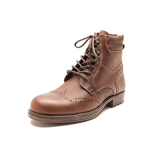 Red Tape herr Trafford Biker Boots, Trä 0-46 EU