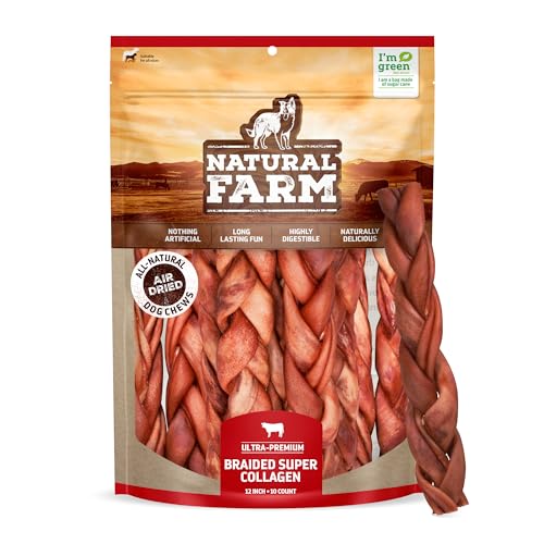 Naturalfarmodorfreesuperbraidedcollagendogchews12inch10packfirsteverrealbullsticksalternative100naturalangushidecollagentreatsmoreproteinmorechewtimeforalldogs Urban Country Home Decor Natural farm odor free super braided collagen dog chews 12 inch 10 pack first ever real bull sticks alternative 100 natural angus hide collagen treats more protein more chew time for all dogs urban country home decor
