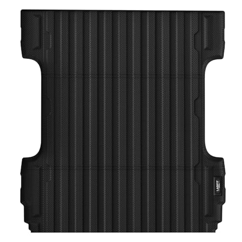 LASFIT Truck Bed Mat 2007-2018 (Only Fit 5.8 FT Bed, Not Fit 6.5FT/8.1FT Bed) for Chevrolet Silverado/GMC Sierra 1500, All Weather TPE Custom Fit Bed Liner, 2007 New Body Only, 1PC Black by LASFIT - Image 6