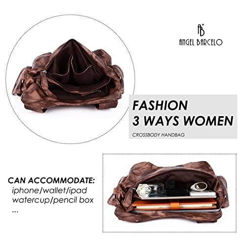 Image of Angel Barcelo Hobo Bag for Women Crossbody Purse and Handbags Shoulder Bags
