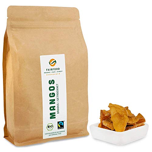 Bio Fairtrade Mangos (450g) | getrocknet in Streifen aus Kooperative in Burkina Faso, ungesüßt, ungeschwefelt Cover