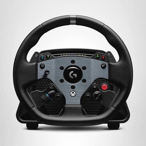 Logitech G PRO Racing Wheel - Steering Wheel for PC, Xbox Series X|S, Xbox One, Direct Drive 11 Nm Force, Ultra-Realistic Feedback, Magnetic Gear Shift Paddles, Dual Clutch, PRO Button Layout