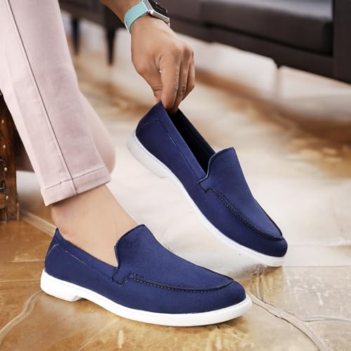 Image of BXXY Men's Suede Material Casual Loafer and Moccasion Outdoor Shoes