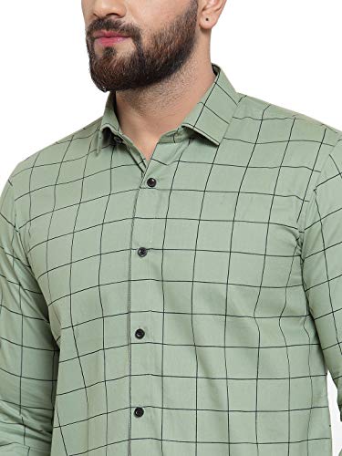 Image of JAINISH Men's Checked Formal Shirts.