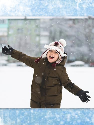 Image of Bencailor 3 Pairs Kids Ski Gloves Children Winter Gloves