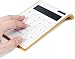 Dongbin Calculadora de Oro, Solar calculadora electrónica Digital de 10, la Herramienta...