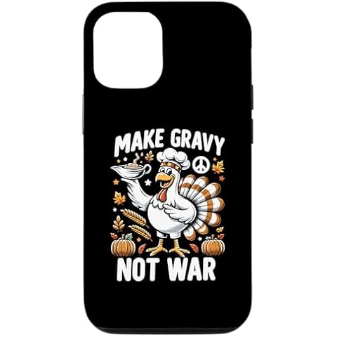 iPhone 14 Pro Make Gravy Not War Funny Thanksgiving Case Cover
