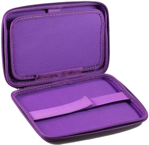 Funda protectora dura de EVA morada Navitech compatible con tableta gráfica USB Huion H420 miniatura 4