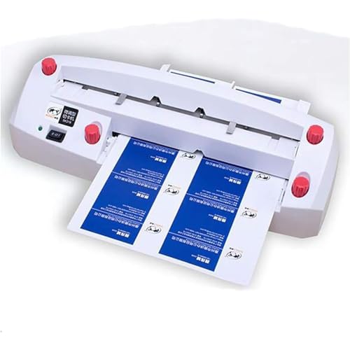 DWSSX Cortador de Tarjetas de Visita, máquina de encuadernación automática, Cortador de Tarjetas eléctrico de alimentación automática, cortadora de Tarjeta De Nombre Ajustable for 3,5 'x 2'
