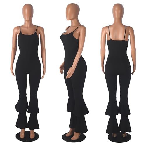 Image of Jigfar Women Sexy Elegant Bodycon Jumpsuit Going Out Romper Birthday Party Club Night Outfits