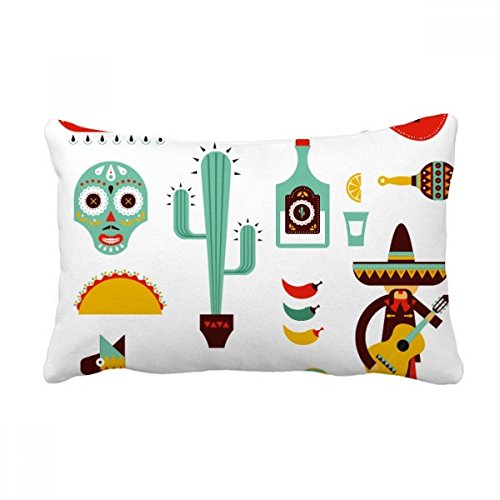 Coussin Sombrero Mexique Multicolore Cadeau Déco Idéal