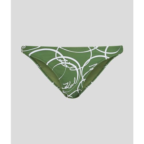 KARL LAGERFELD Damskie spodnie Circle Brazylijskie Bikini Bottoms, czarne, XL EU