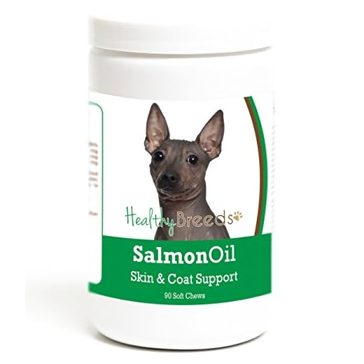 Healthy Breeds American Hairless Terrier Salmon Oil Soft Chews 90 Count