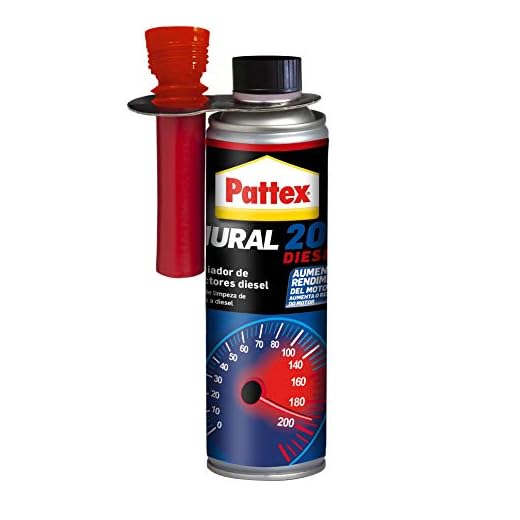 Pattex Nural, Limpiador de Inyectores Diesel, mejora la combustión y la aceleración, Incoloro