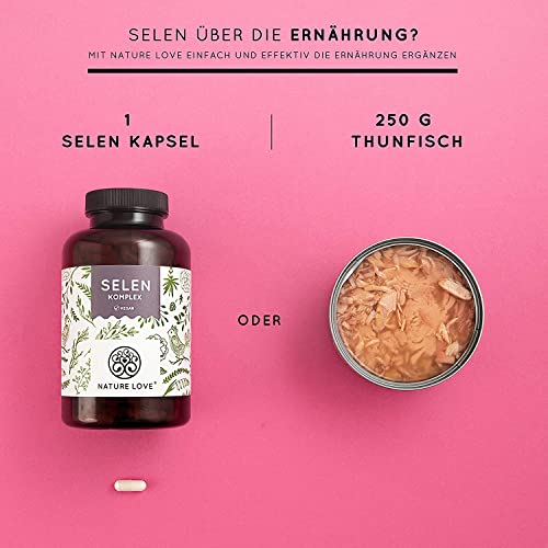 Selen Komplex Nature Love 200µg Vegan Hochdosiert