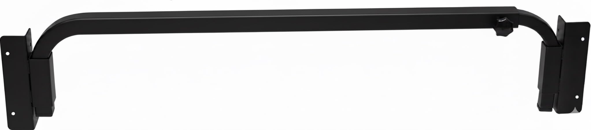 Avonstar Classics Range Black Square Security Door Bar Adjustable British Made ( Angle Bracket)