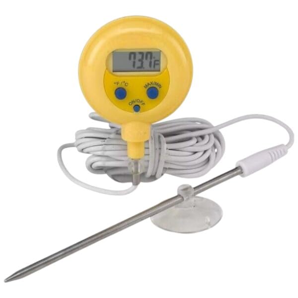 90205-22 Traceable Waterproof Mini Thermometer with 10' Cable & Steel Probe Mod-P84S-13016