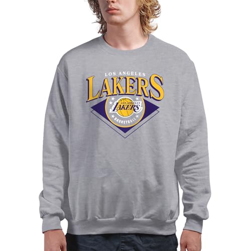 Sudadera Lakers hombre en fleece cálido para abrigarte de forma cómoda