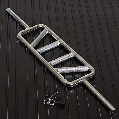 Mirafit 1" Multi Grip Tricep Weight Bar and Spring Collars - Image 5