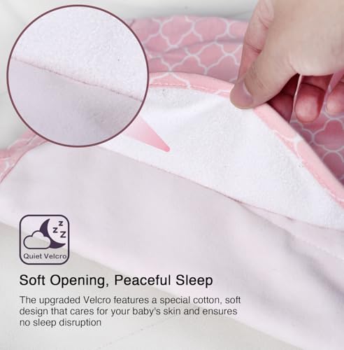 Image of Baby Sleep Sack Swaddle 3-Way Adjustable Wearable Blanket 100% Cotton.