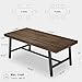 GarveeHome Industrial Dining Table for 6-8 People, 70.87 in Long Wooden Kitchen Table with Sturdy Metal Frame & Rustic Brown Finish (Brown, 70.87 in Long)