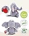 Imagen de NICI Peluche Amor Elefante con corazón de imán Gris Oscuro 23cm