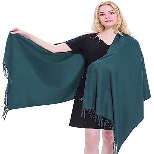 CJ Apparel Thick Solid Colour Cotton Blend Shawl Scarf Wrap Stole Throw Head Wrap Pashmina