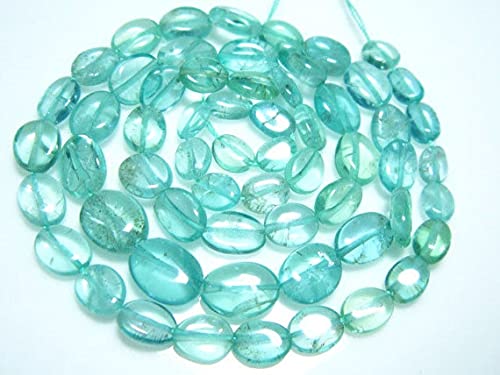 Apatite fils de pierres ovales lisses pour creer vos propres bijoux d'ete bohemes