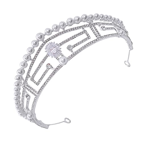 Tiara de boda para novia que soluciona la falta de brillo en accesorios de pelo