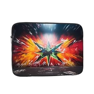 WZYCWB Schockierende Graffiti-Laptophülle mit 43,2 cm (17 Zoll) für 10-17-Zoll-Laptops, perfekt für Business und Freizeit.