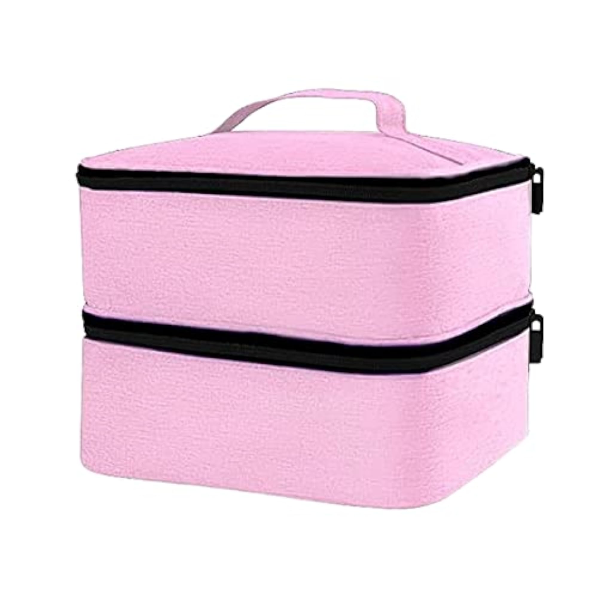 Nail Polish Storage Bag for Manicure Tools, Pink