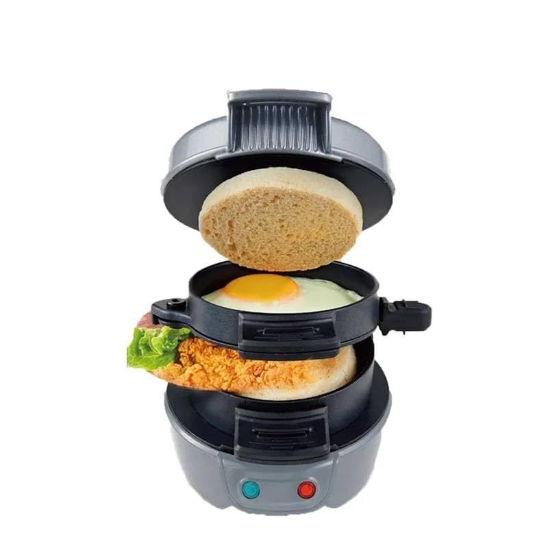 Mann Mart‚3-in-1 Breakfast Station: Fry Eggs, Bake Bread & Make Burgers - Versatile Kitchen Appliance for Quick & Easy Meals-image-13