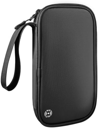 Family Passport Holder for 4,5, Large Rfid Blocking Passport Hold...