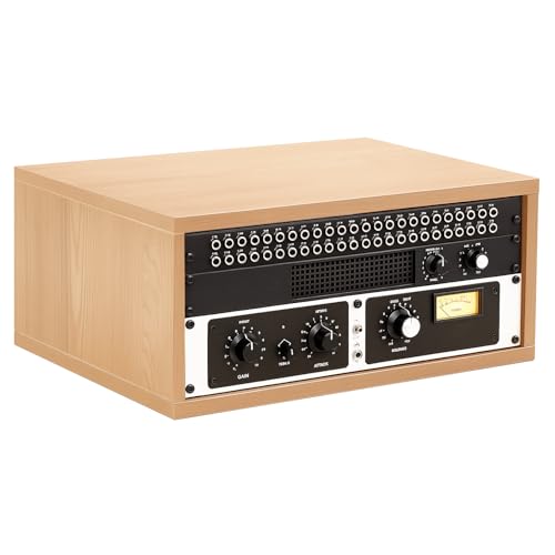 AceOrbit 4U Wooden Studio Rack for Pro Audio Gear 4u