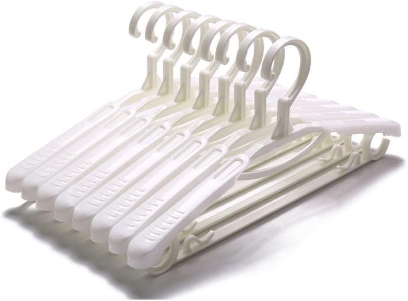 Space Saving Hangers for Clothes with Ajustable 8 Pack Durable Clothes Hangers Non Slip Hangers Space Saving Coat Hangers Hangers Coat,A