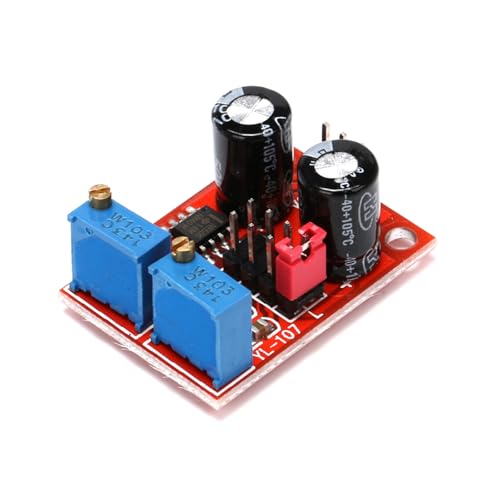 Image of 6 Pack NE555 Pulse Generator Frequency Duty Cycle Adjustable Module Square Wave Stepper Motor Driver DC5V-12V Signal Generator for Arduino DIY