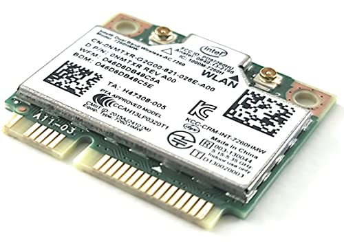 Intel Dual Band Wireless-Ac 7260 2X2 Network Plus Bluetooth Adapter (7260.Hmwwb.r) #TOP2