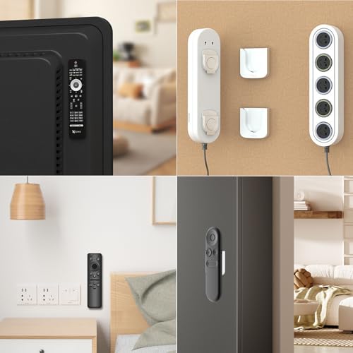 ZHTLTHZ 5 Packungen Magnethalter Halter Fernbedienung Halterung Wand, Universal Halterung Fernbedienung Organizer, Wandhalterung Fernbedienungshalter, Tv ZubehöR Schule Zu Hause
