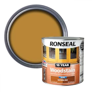 Ronseal 10 Year Woodstain Natural Oak 2.5L