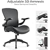 EUREKA ERGONOMIC Vera Executive Office Chair, Thick Padded PU Leather Desk Chair with Adjustable Lumbar Support and 3D Armrests, Easy-Clean for Home Office and Study Room (Pack of 10, Black)