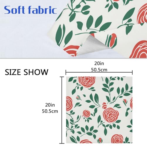 Servilletas de Tela Vintage con Diseño Floral 6 Unidades miniatura 6