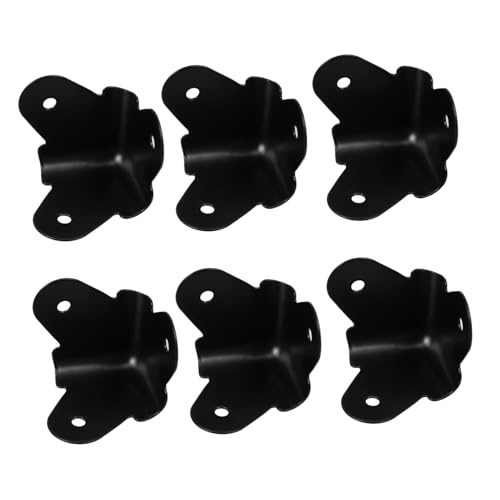 KALLORY Speaker Corner Protectors 6pcs Metal Edge Guards Safety Bumpers for Box Corners Heavy Duty Packaging