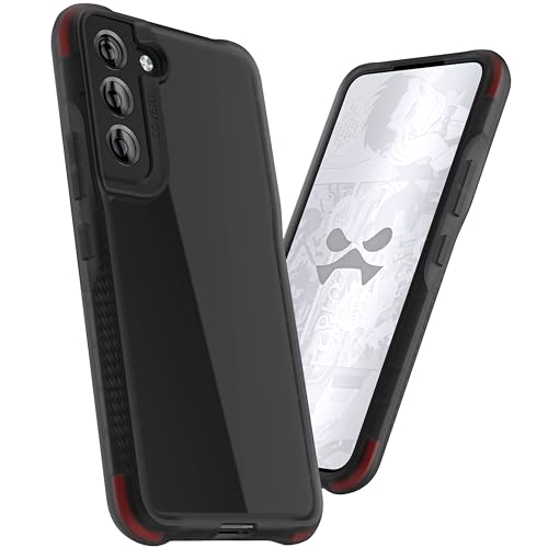 Image of Ghostek COVERT Shock-Absorbent S22 Clear Case Premium Thin Protective Phone Cover Slim Lightweight Design Wireless Charging Compatible Shockproof Designed for 2022 Samsung Galaxy S22 5G (6.1 inch) (Smoke)