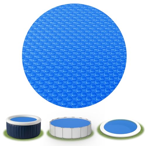Cobertor solar redondo para piscina 5.4 pies miniatura 1