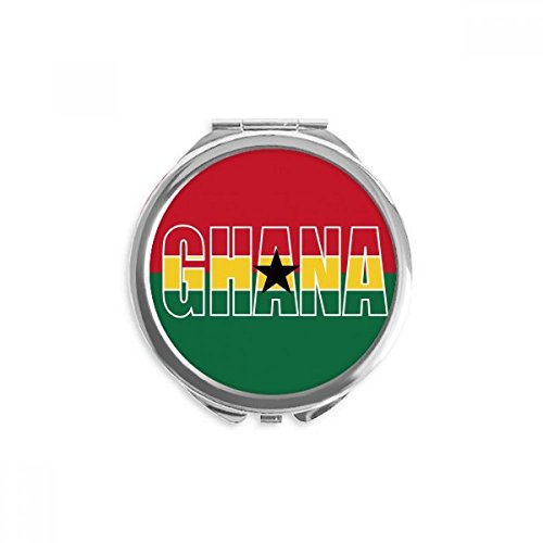 Miroir de poche Ghana cadeau idéal maquillage rond portable multicolore